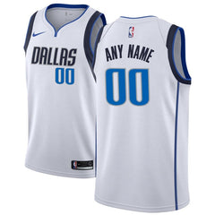 Dallas Mavericks Custom Swingman Jersey White - Association Edition 2019