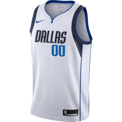 Dallas Mavericks Custom Swingman Jersey White - Association Edition 2019