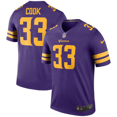 Dalvin Cook Minnesota Vikings Color Rush Legend Jersey - Purple 2019