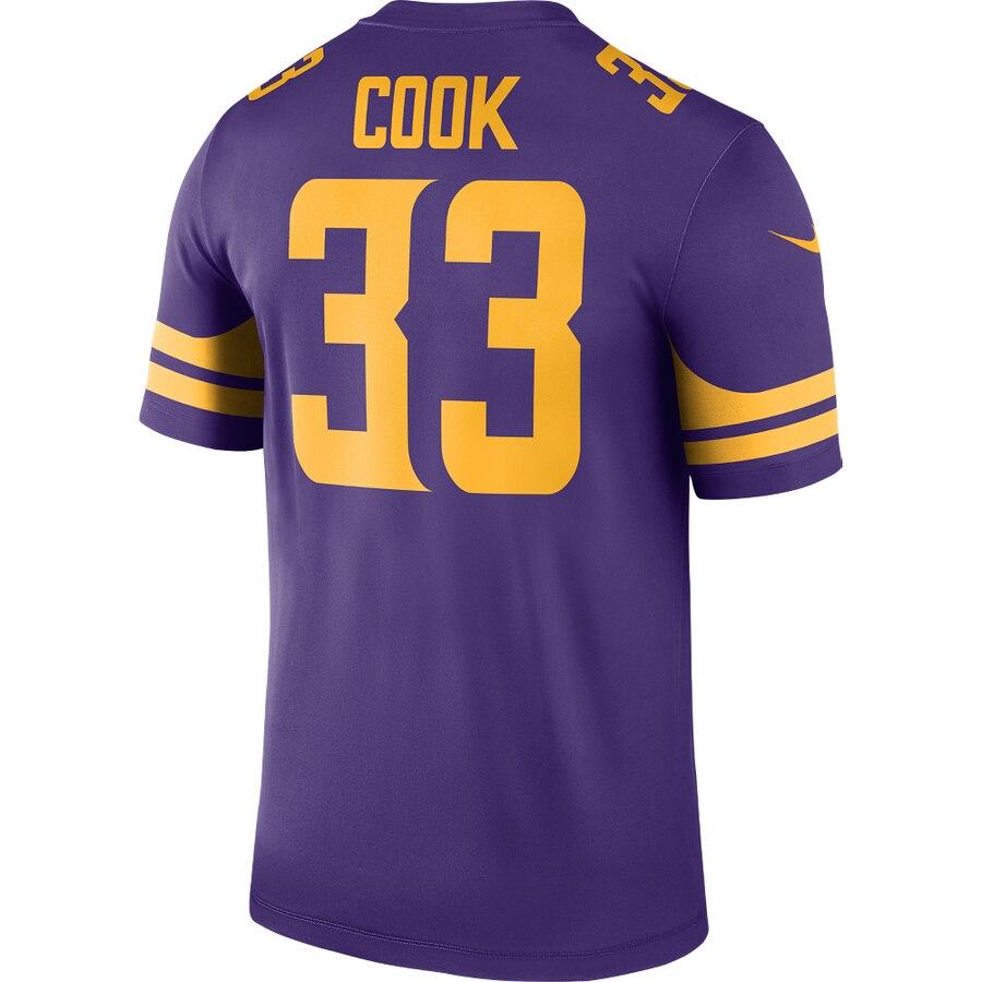 Dalvin Cook Minnesota Vikings Color Rush Legend Jersey - Purple 2019