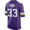 Image of Dalvin Cook Minnesota Vikings Game Jersey - Purple 2019