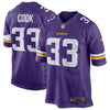 Image of Dalvin Cook Minnesota Vikings Game Jersey - Purple 2019