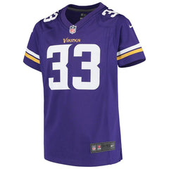 Dalvin Cook Minnesota Vikings Girls Youth Game Jersey - Purple 2019