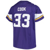 Image of Dalvin Cook Minnesota Vikings Girls Youth Game Jersey - Purple 2019