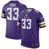 Image of Dalvin Cook Minnesota Vikings Legend Jersey – Purple 2019