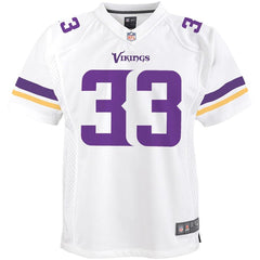 Dalvin Cook Minnesota Vikings Youth Game Jersey – White 2019