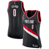 Image of Damian Lillard Portland Trail Blazers Women's Swingman Jersey - Black - Icon Edition 2019
