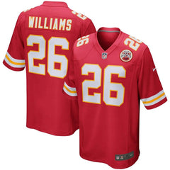 Damien Williams Kansas City Chiefs Game Jersey – Red 2019