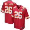 Image of Damien Williams Kansas City Chiefs Game Jersey – Red 2019