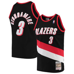 Damon Stoudamire Portland Trail Blazers Mitchell &amp; Ness Hardwood Classics Swingman Jersey – Black 2019