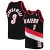 Image of Damon Stoudamire Portland Trail Blazers Mitchell &amp; Ness Hardwood Classics Swingman Jersey – Black 2019