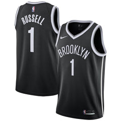 D'Angelo Russell Brooklyn Nets Swingman Jersey - Black - Icon Edition 2019
