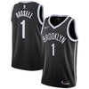 Image of D'Angelo Russell Brooklyn Nets Swingman Jersey - Black - Icon Edition 2019