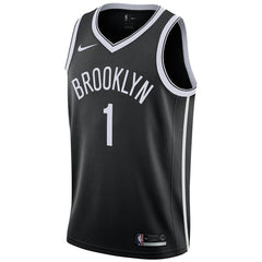 D'Angelo Russell Brooklyn Nets Swingman Jersey - Black - Icon Edition 2019