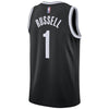Image of D'Angelo Russell Brooklyn Nets Swingman Jersey - Black - Icon Edition 2019