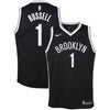 Image of D'Angelo Russell Brooklyn Nets Youth Swingman Jersey Black - Icon Edition 2019