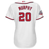 Image of Daniel Murphy Washington Nationals Majestic Women's All-Star Game Home Cool Base Player Jersey – White 2019