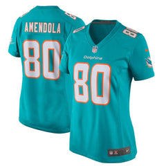 Danny Amendola Miami Dolphins Women's New Game Jersey – Aqua 2019