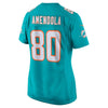 Image of Danny Amendola Miami Dolphins Women's New Game Jersey – Aqua 2019