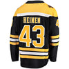 Image of Danton Heinen Boston Bruins Home Breakaway Player Jersey – Black 2019