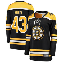 Danton Heinen Boston Bruins Women's Breakaway Player Jersey - Black 2019