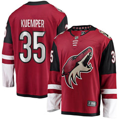 Darcy Kuemper Arizona Coyotes Breakaway Player Jersey – Garnet 2019