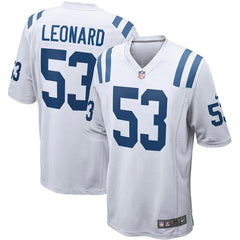 Darius Leonard Indianapolis Colts Game Jersey - White 2019