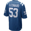 Image of Darius Leonard Indianapolis Colts Player Game Jersey – Royal 2019