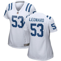 Darius Leonard Indianapolis Colts Women's Game Jersey - White 2019