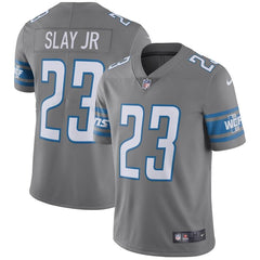 Darius Slay Jr Detroit Lions Vapor Untouchable Color Rush Limited Player Jersey - Steel 2019