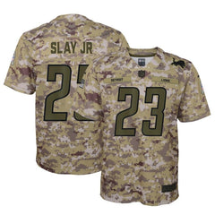 Darius Slay Jr Detroit Lions Youth Salute to Service Game Jersey - Camo 2019