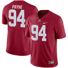 Da'Ron Payne Alabama Crimson Tide Game Jersey – Crimson 2019