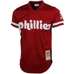 Darren Daulton Philadelphia Phillies Mitchell & Ness Cooperstown Mesh Batting Practice Jersey - Red 2019