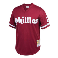 Darren Daulton Philadelphia Phillies Mitchell & Ness Youth Cooperstown Collection Mesh Batting Practice Jersey – Burgundy 2019