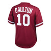 Image of Darren Daulton Philadelphia Phillies Mitchell &amp; Ness Youth Cooperstown Collection Mesh Batting Practice Jersey – Burgundy 2019