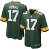 Image of Davante Adams Green Bay Packers Youth Team Color Game Jersey - Green 2019