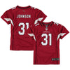 Image of David Johnson Arizona Cardinals Girls Youth Game Jersey - Cardinal 2019