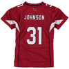 Image of David Johnson Arizona Cardinals Girls Youth Game Jersey - Cardinal 2019