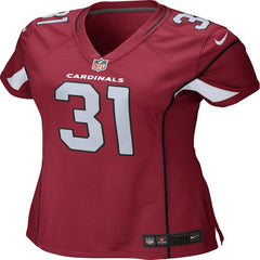 David Johnson Arizona Cardinals Women's Game Jersey - Cardinal 2019