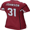 Image of David Johnson Arizona Cardinals Women's Game Jersey - Cardinal 2019