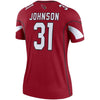 Image of David Johnson Arizona Cardinals Women's Legend Jersey – Cardinal 2019