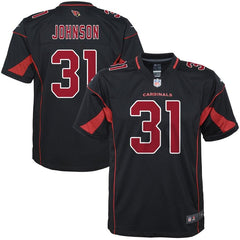 David Johnson Arizona Cardinals Youth Color Rush Game Jersey - Black 2019