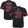 Image of David Johnson Arizona Cardinals Youth Color Rush Game Jersey - Black 2019