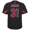 Image of David Johnson Arizona Cardinals Youth Color Rush Game Jersey - Black 2019