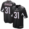 Image of David Johnson Arizona Cardinals Youth Game Jersey - Black 2019