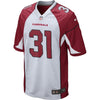 Image of David Johnson Arizona Cardinals Youth Game Jersey - White 2019