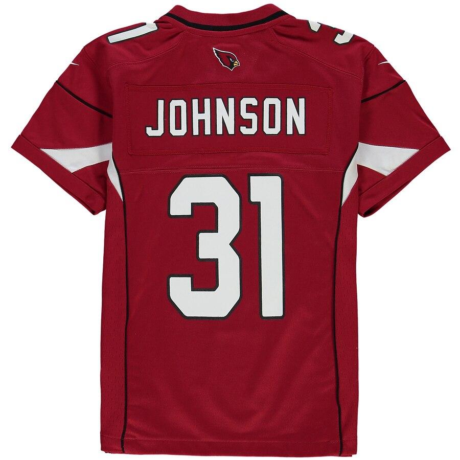 David Johnson Arizona Cardinals Youth Team Color Game Jersey - Cardinal 2019