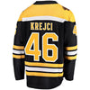 Image of David Krejci Boston Bruins Youth Breakaway Player Jersey - Black 2019