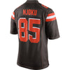 Image of David Njoku Cleveland Browns Game Jersey - Brown 2019