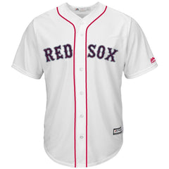 David Ortiz Boston Red Sox Majestic Fashion Stars & Stripes Cool Base Player Jersey - White 2019